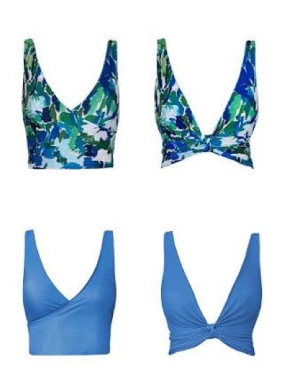 Baiia Reversible Bikini w/ High Waist Bottoms (Sz 14, Monet color way) - Picture 4 of 12
